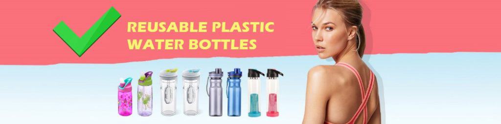reusable plastic water bottles